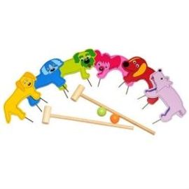 Jeu De Croquet En Bois Buitenspeel