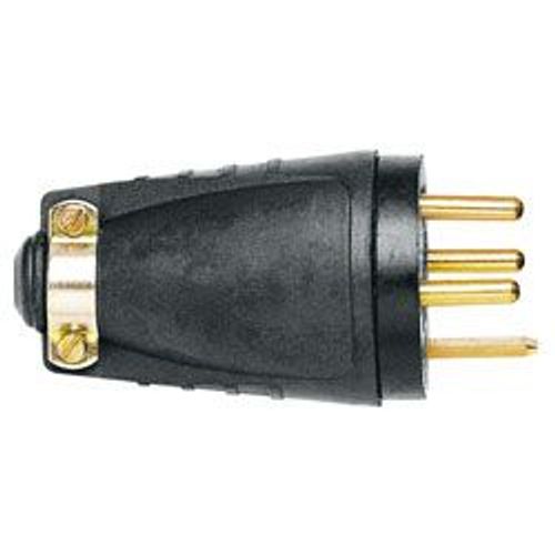 Fiche caoutchouc noir 3P+T 20 A Legrand BRI-549711