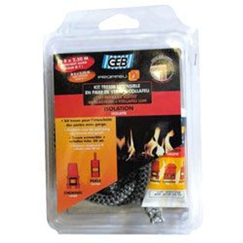 GEB TRESSE FIBRE VERRE EXT.D.8MM2.50M KIT