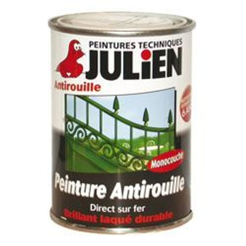 Julien - Laque antirouille / Boîte 250 ml - Blanc satin