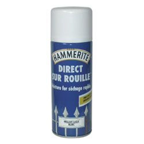 Hammerite - Peinture aérosol / Brillant - Blanc