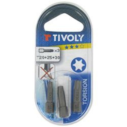TIVOLY EMBOUTS TORX 20/25/30 BL