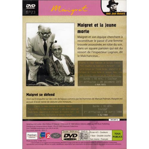 Maigret Les Meilleures Enquetes Avec Jean Richard : Maigret Et La Jeune Morte; Maigret Se Defend