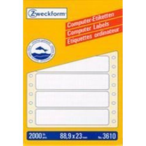 AVERY Zweckform ¿tiquettes ordinateur, en continu,