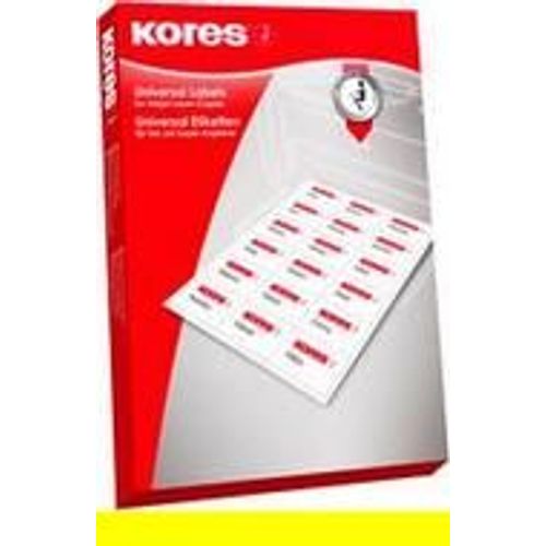Etiquettes Multi-Usages 105x74 Mm Jaune Boite De 800