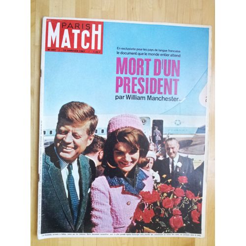 Paris Match  927 Pierre Bonnard Peinture 8p / Mort De Kennedy 12p / Charlie Chaplin 3p / Miss France Jeanne Beck 2p / Jacques Dutronc 4p / Pierre Jonquieres D'oriola Hippisme 2p / Mireille Mathieu 2p / Jacques Brel 2p /  927