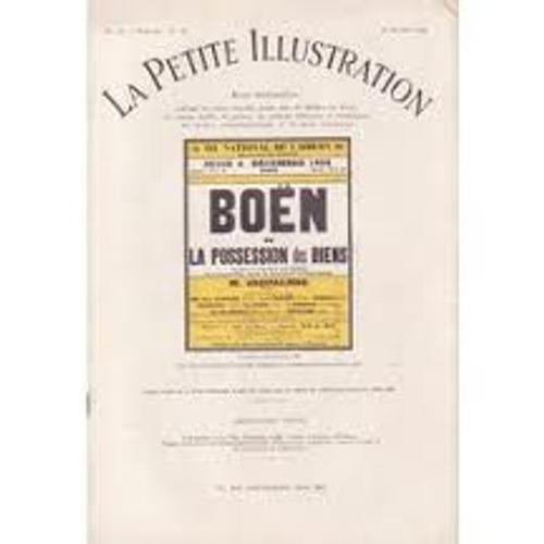 La Petite Illustration Théâtrale N° 284 : Boën Ou La Possession Des Biens, Comédie De Jules Romains