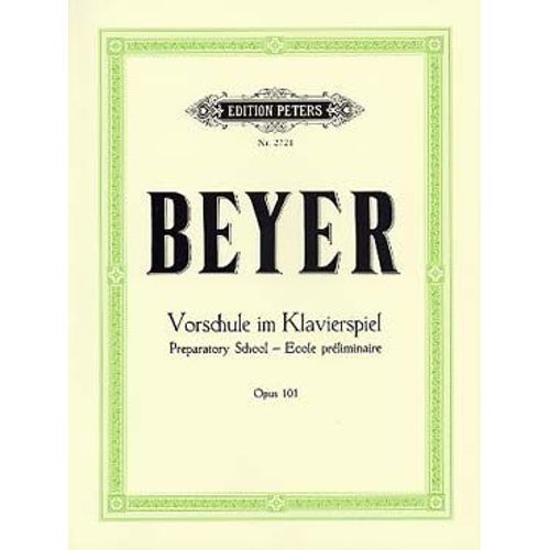 Vorschule Im Klavierspiel Opus 101 Klavier