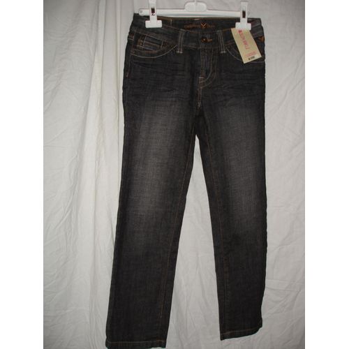Jean Slim Noir "Complice Eagle Authentic" Taille Xxs (138) 10 Ans