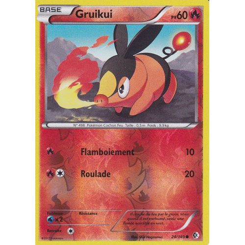 Carte Pokemon - Gruikui - 24/149 - Holo Reverse - Frontieres Franchies -