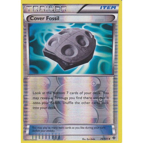 Carte Pokemon - Cover Fossil - 79/101 - Reverse - Explosion Plasma - Version Anglaise -