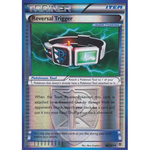 Carte Pokemon - Reversal Trigger - 86/101 - Reverse - Explosion Plasma - Version Anglaise -