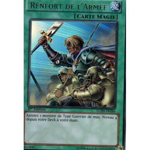 Lcjw-Fr286 Renfort De L'armée Ultra Rare