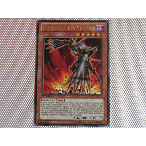 Yu-Gi-Oh - Inzektor Giga-Criquet - Gaov-Fr031 - Rare