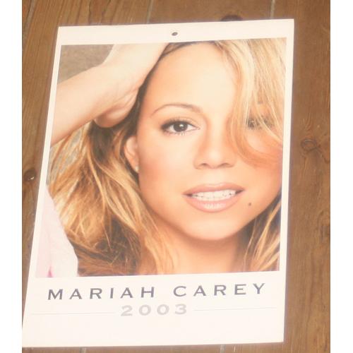 Superbe Calendrier 2003 Papier Glacé Mariah Carey 6 Pages Ssuperbes Photos