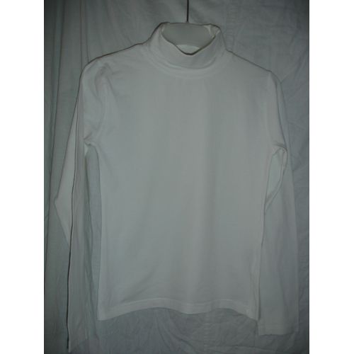 Sous-Pull Blanc Col Roulé Taille 34