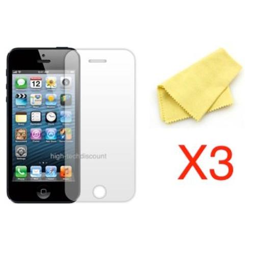 Lot De 3x Films De Protection Protecteur Ecran Pour Apple Iphone 5 5s 5g