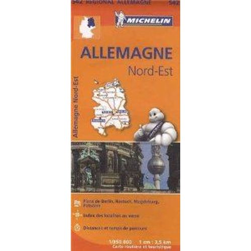 Allemagne Nord-Est - 1/300 000