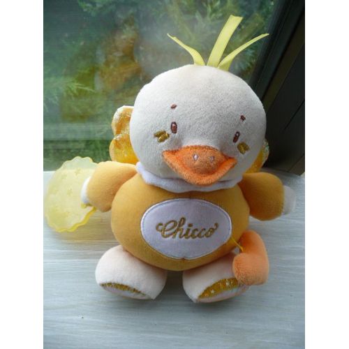 Doudou Hochet Chicco Canard Orange