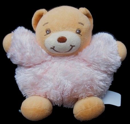 Kaloo collection Plume doudou ours boule crème beige 18 cm