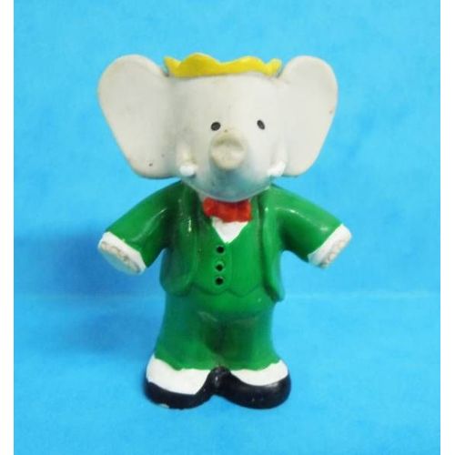 Babar - Figurine Pvc L. De Brunhoff 1990 - Roi Babar