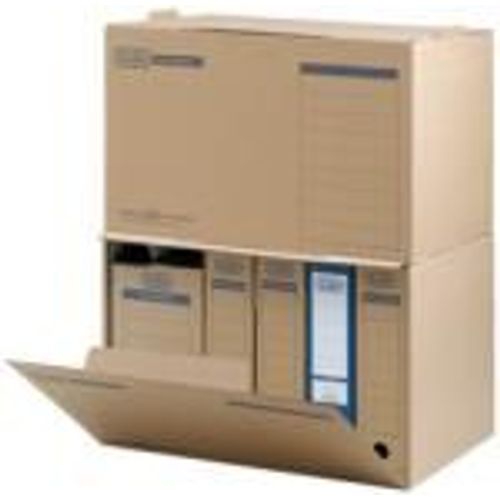 Container D'archives "Tric System", Marron Naturel