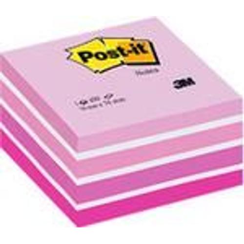 Cube Post-It, Rose Pastel, 76 X 76 Mm, 450 Feuilles