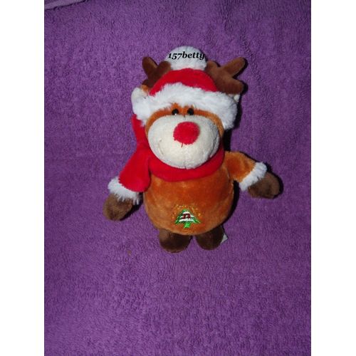 Doudou Cerf Ou  Renne  Gipsy Noël .