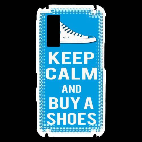Coque  Samsung Player One Keep Calm Buy Shoes Cyan