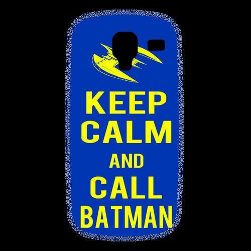 Coque  Samsung Galaxy Ace 2 Keep Calm Batman Bleu