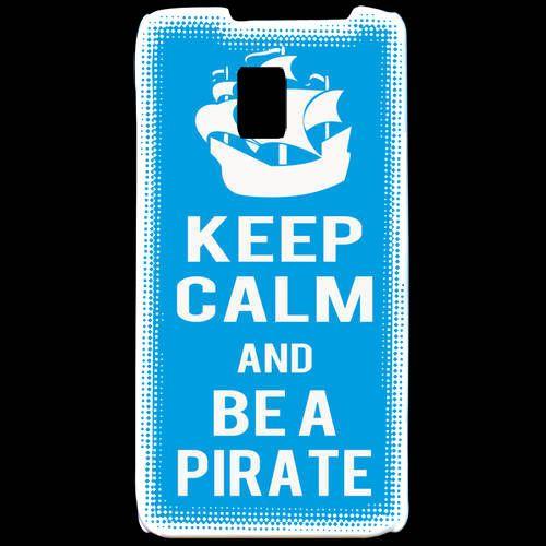 Coque  Lg P990 Keep Calm Be A Pirate Cyan