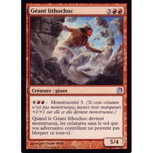 Géant Lithochoc  Foil / Premium  Theros  Vf