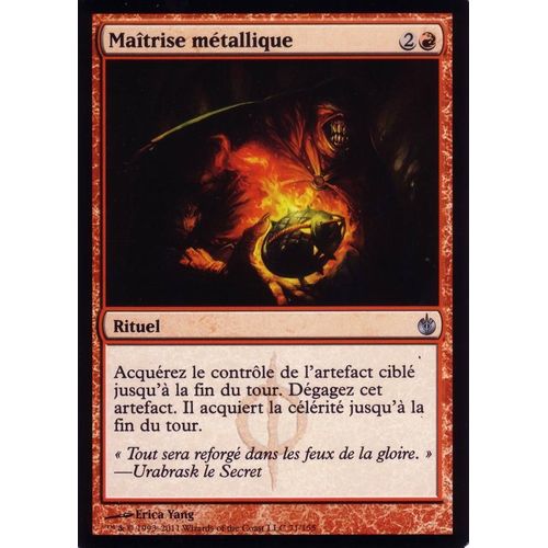 Maîtrise Métallique   Foil / Premium  Mirrodin Assiégé Vf