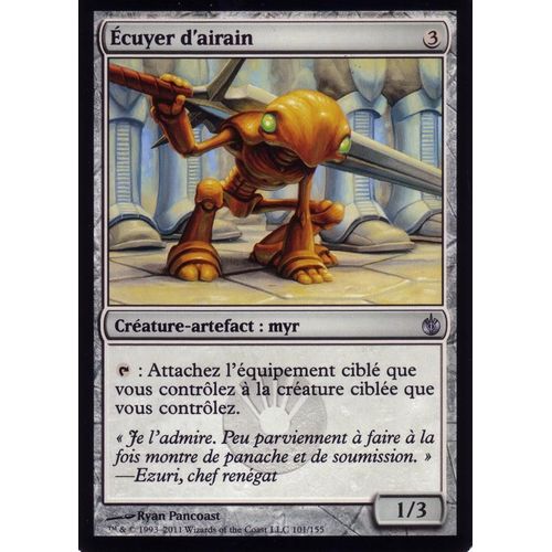 Écuyer D'airain Foil Premium Mirrodin Assiégé Vf