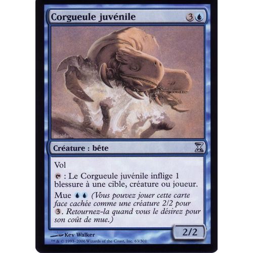 Corgueule Juvénile   Foil Premium  Spirale Temporelle  Vf