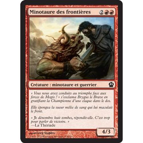 Minotaure Des Frontières - Theros - C