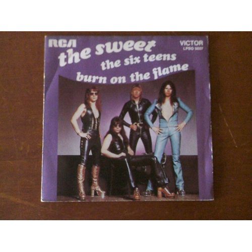 The Six Teens B/W Burn On The Flame