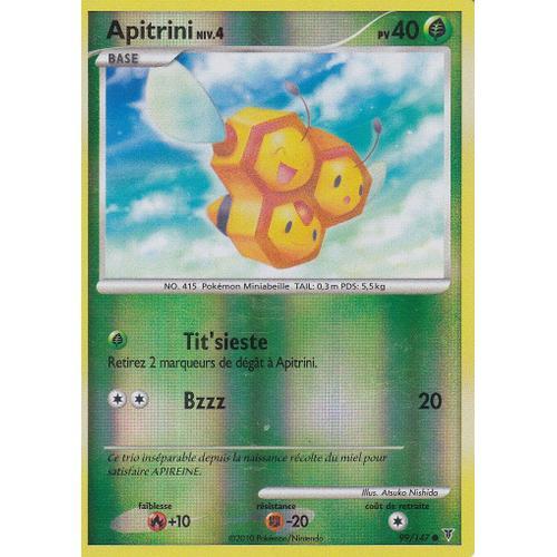 Carte Pokemon - Apitrini - 99/147 - Reverse - Vainqueurs Supremes -