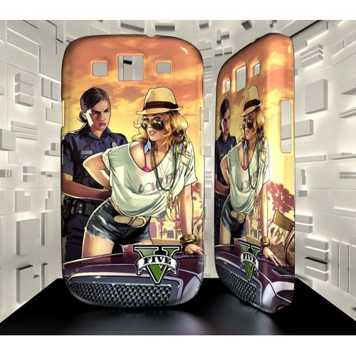 Coque Samsung Galaxy S3 Sgs03 009 026 006 Gta 5 Jeu Video Game Hard Case