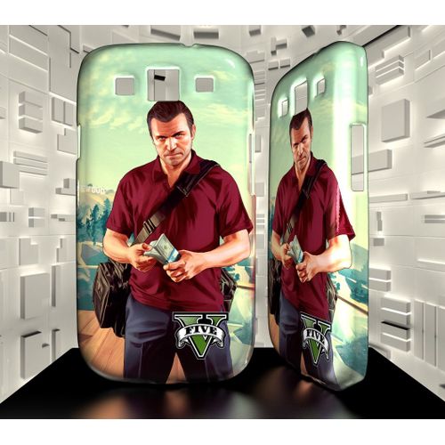 Coque Samsung Galaxy S3 Sgs03 009 026 007 Grand Theft Auto Gta 5 Jeu Video Case