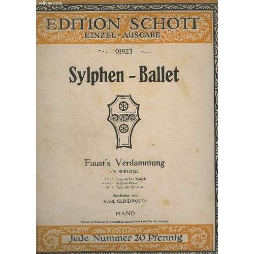 Faust's Verdammung - N°01923 : Sylphen - Ballet - Piano.