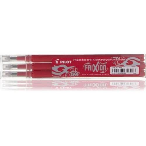 Recharge pour stylo effaçable x 3 pcs Rouge - Scrapmalin