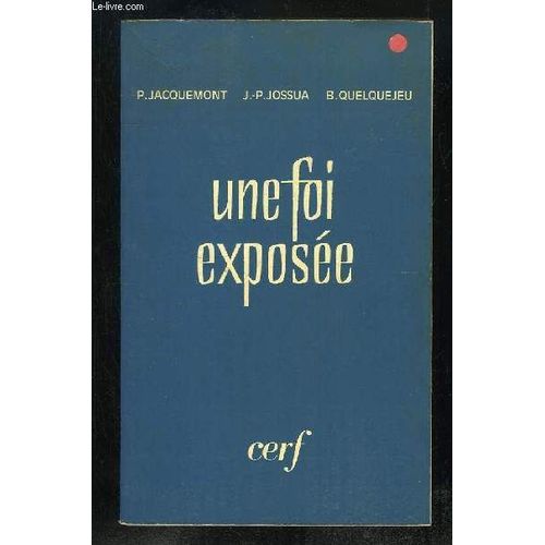 Une Foi Exposee.