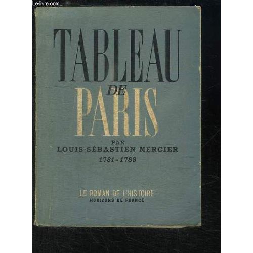 Tableau De Paris. 1781 - 1788