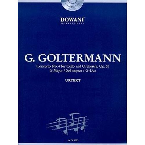 Goltermann : Concerto Pour Violoncelle N°4 Op. 65 + Cd
