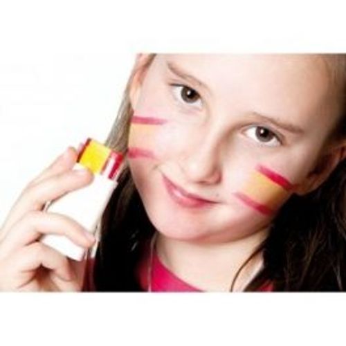 Peinture Drapeau Espagne Pour Visage