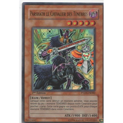 Carte Yu-Gi-Oh! Parshath Le Chevalier Des Tenebres