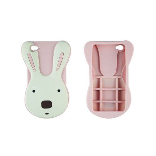Coque Lapin Silicone Rose Pour Iphone 5 Et 5s