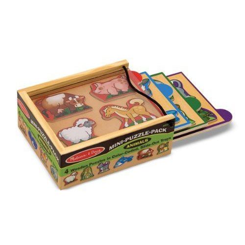 Melissa & Doug - 14790 - Ensemble De Mini-Puzzle - Animaux