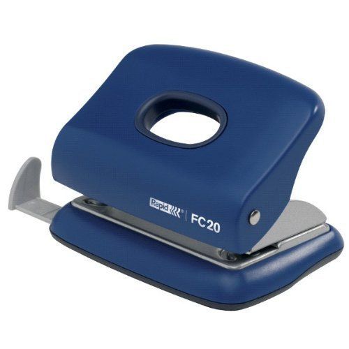 Rapid Fc20 Fashion Perforateur 20 Feuilles Bleu